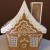 A gingerbread house made of paper. It looks like it could be delicious! A gingerbread house made of paper. It looks like it could be delicious!