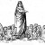 Frau Holle with children all around. Frau Holle with children all around.