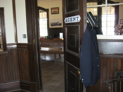 The station master's office. 