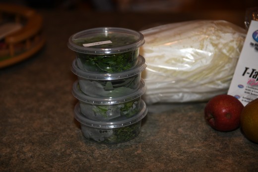 I add fresh herbs to shakes and dressings and mix in salads.