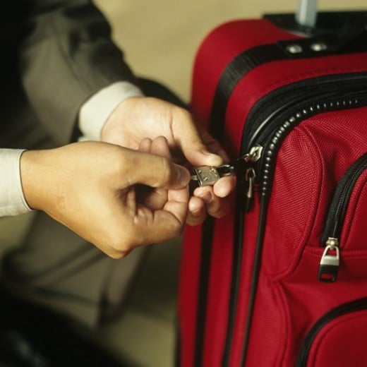 Luggage locks are an inexpensive way to ensure that you bags aren't tampered with during you bus trip.