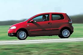 A pretty red VW Fox