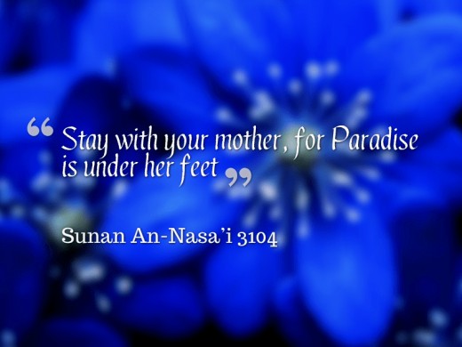 The best act of righteousness is that a man should maintain good relations with his father’s loved ones. Source: Sahih Muslim 2552, Grade: Sahih