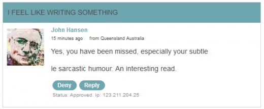 My first comment! Yay me!