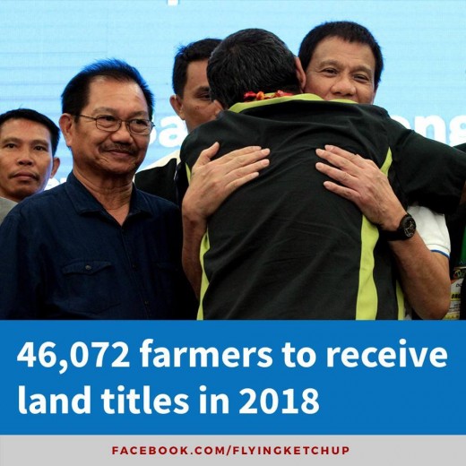 The Philippines is supposed to be an agricultural country. But the farmers have been utterly neglected by previous dispensations. This time,Duterte is making extra effort to do more for them. At least, agricultural growth rate is now positive. 