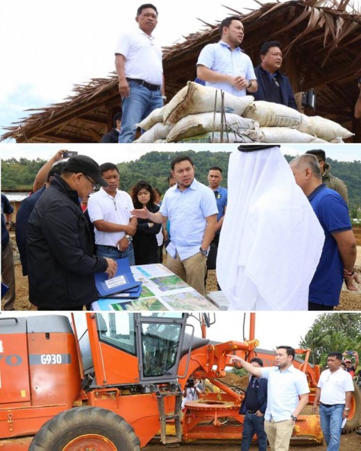 Sec. of Dept of Public Works & Highway Mark Villar is shown on ground zero to assess damages on infrastructure, road network. Following President Duterte's mandate, he's gearing up to do his share of the work to rebuild a better Marawi. 