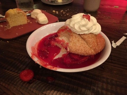 The strawberry shortcake. So yummy. 