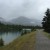 Rainy Day in Canmore. On the shores of the Bow River Rainy Day in Canmore. On the shores of the Bow River