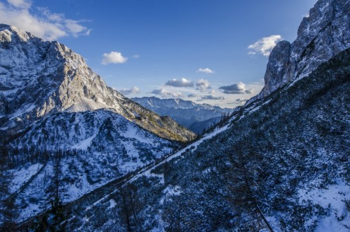 Mountain Snow Peak Blue Sky