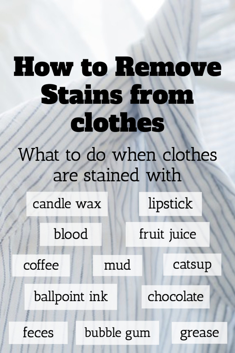How to Remove Stains From Clothes | Dengarden
