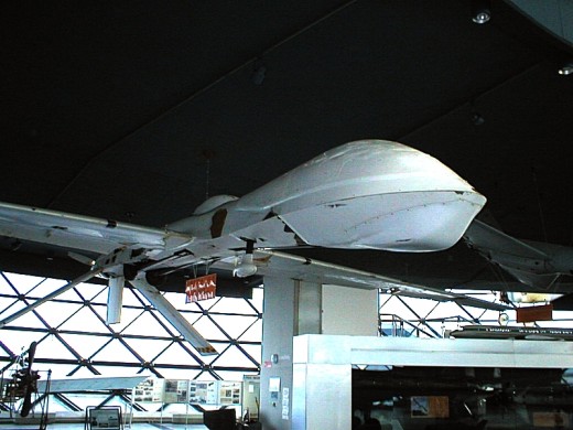 A Predator shot down over Kosovo on display at the Museum of Aviation, Belgrade, Serbia.