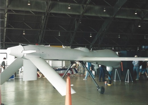 A Predator on display at the Andrews AFB Open House, May 1996.
