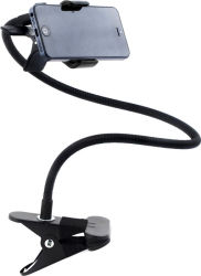 Cell phone gooseneck mount. These are around $8.00 to $20.00 . I bought mine from Amazon. Buy 2. Use one for stable shots and the other to build the slider.