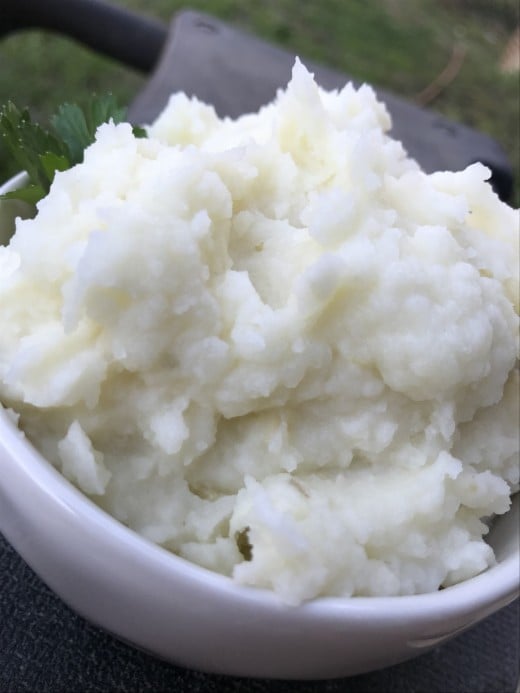 Perfectly creamy, buttery, nutty garlic mashed potatoes. Perfect for any holiday - or weeknight for that matter!