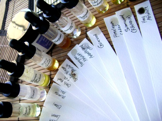 Test essential oils first on a strip of blotting paper.