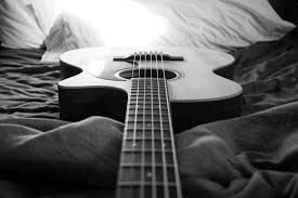 Black and White Guitar