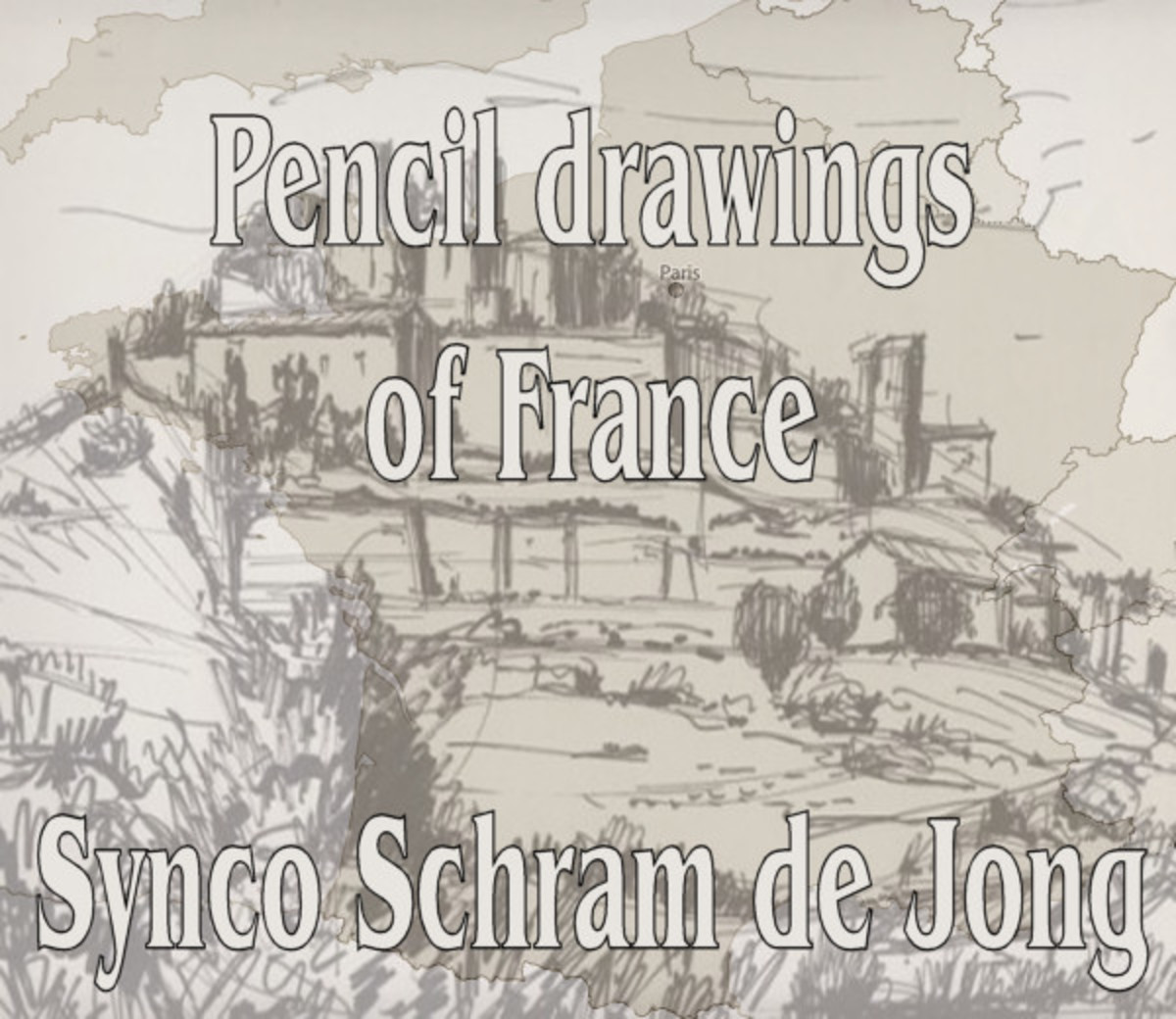 Pencil Drawings of France by Synco Schram de Jong