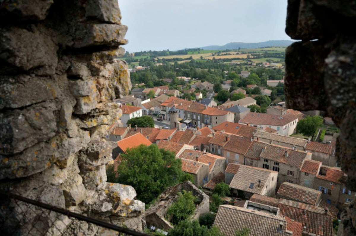 Le Caylar - France, view from the castle