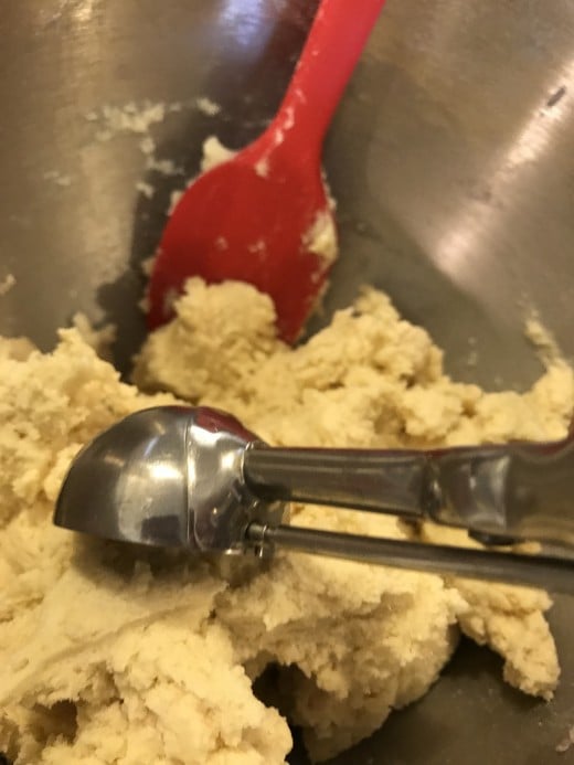 Now called a cookie scoop, these little scoops make having perfectly even, round cookies super easy. 