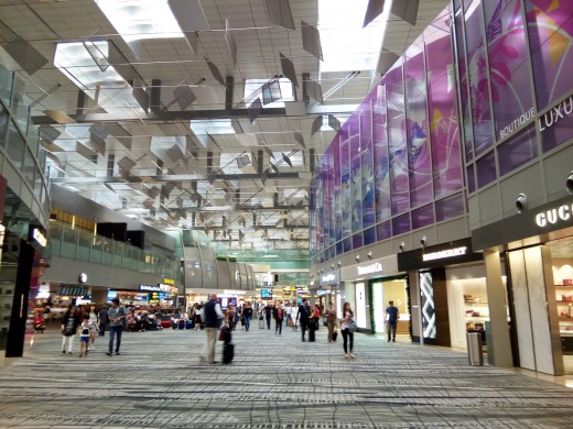 Shops in the Transit Area at Terminal 3