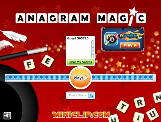 alphabet miniclip games 6 Be Improved Magic Anagram Things That LevelSkip in   Can