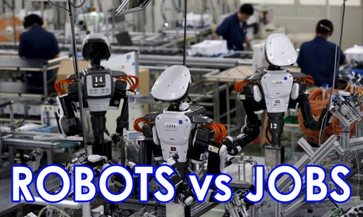 Robots vs employees in Kazo, Japan