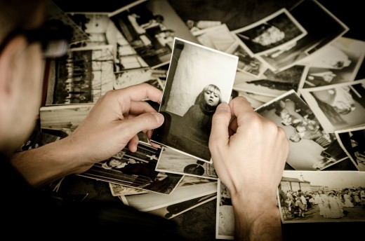 Old photo souvenir.