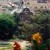 Hansel and Gretel like building in Guell Park on hill overlooking Barcelona Hansel and Gretel like building in Guell Park on hill overlooking Barcelona