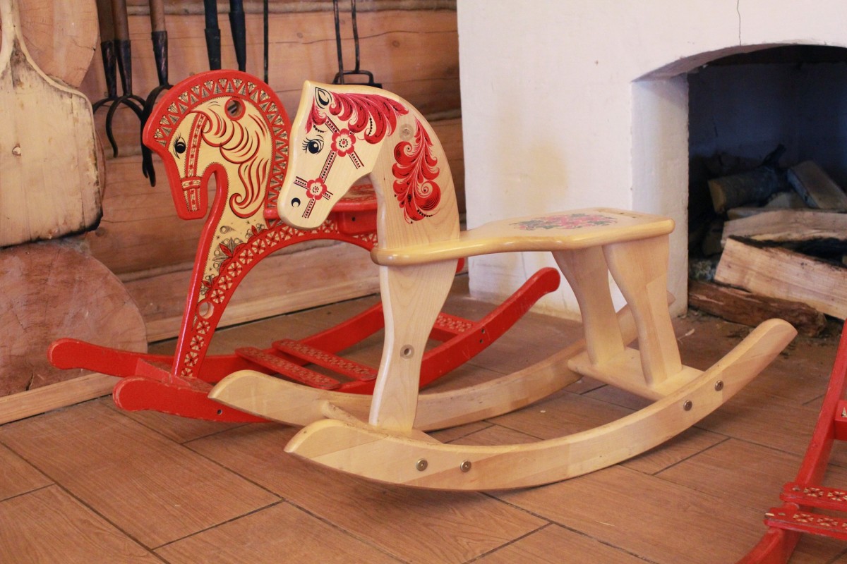 The rocking horse is a classic favorite for children. 
