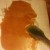 Spreading the toffee nice and thin using a heat safe spatula Spreading the toffee nice and thin using a heat safe spatula