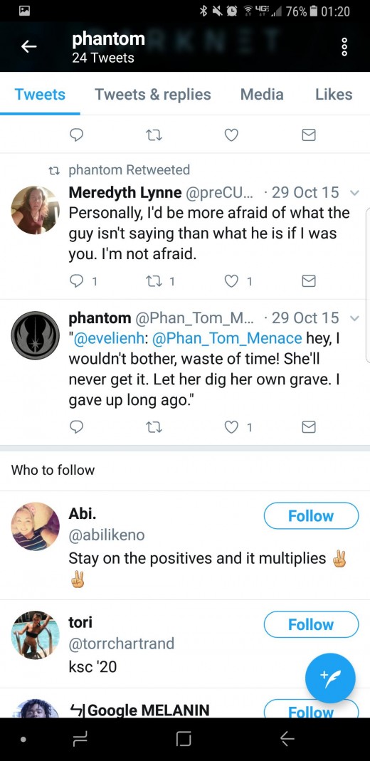 Did you see that other person's Twitter bio. But, bullying multiplies as well. Unfortunately.