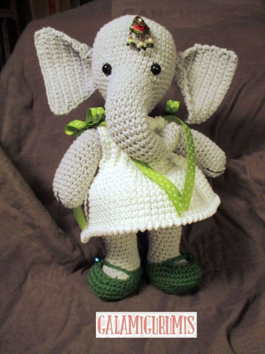 crochet elephant amigurumi pattern doll gratis patterns pink patrones crocheting elephants patron read hubpages