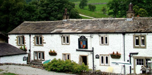 The George Inn at Hubberholme, a welcome sight for those returning from a rigorous walk