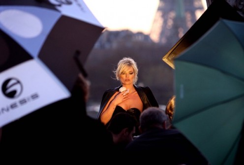 Behind the Scenes at YSL Parisienne Photoshoot