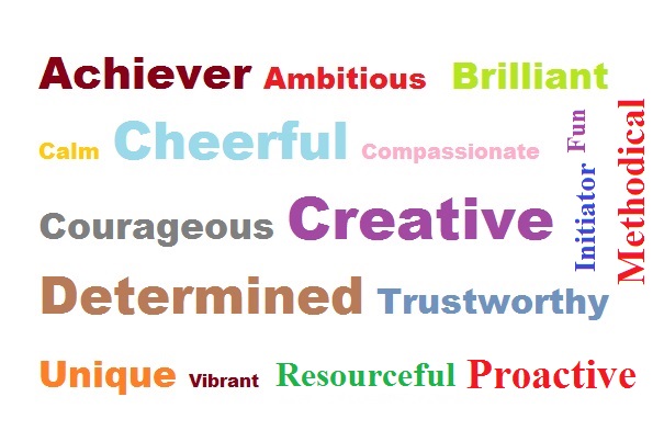 Adjectives to describe yourself