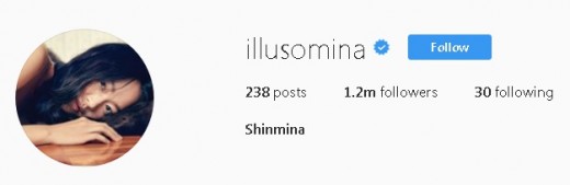Shin Min Ah Instagram