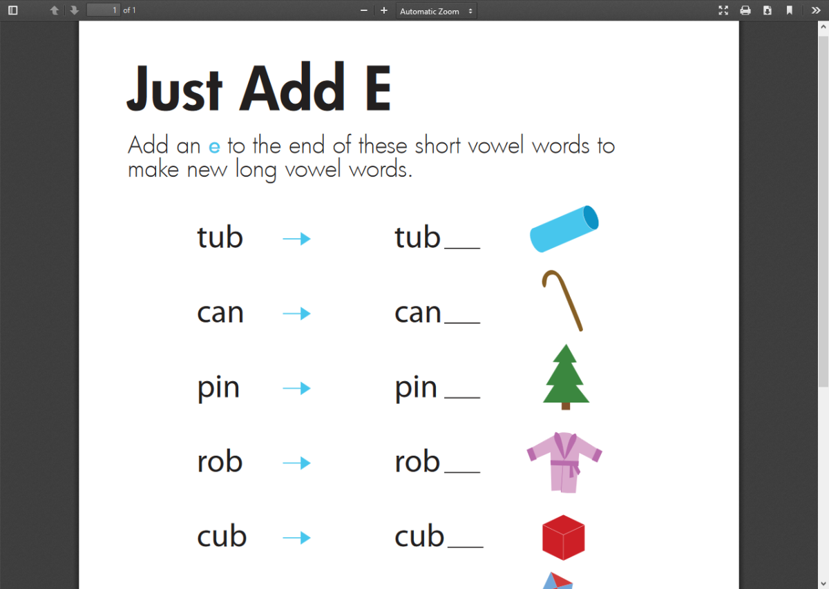 Teaching Long Vowel With Silent "E" Rule WeHaveKids