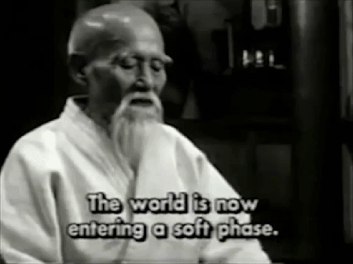Morihei Ueshiba discussing Ki