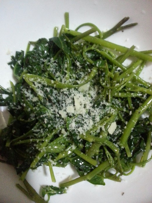 Kang kong or Water spinach