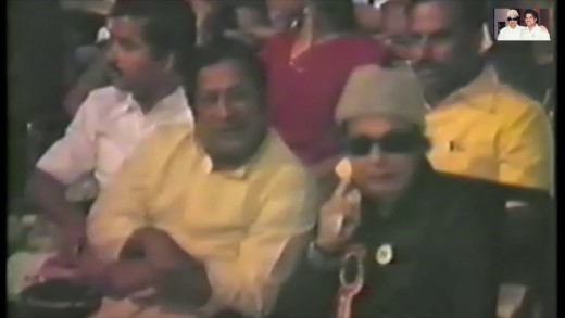 Rare photo of MGR and Shivaji together