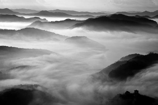 Mountains in Clouds