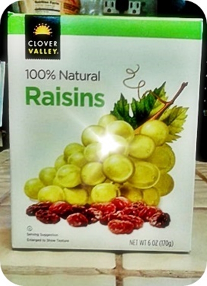 100% Raisins.
