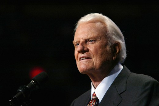 Portrait of Billy Graham in 2003
