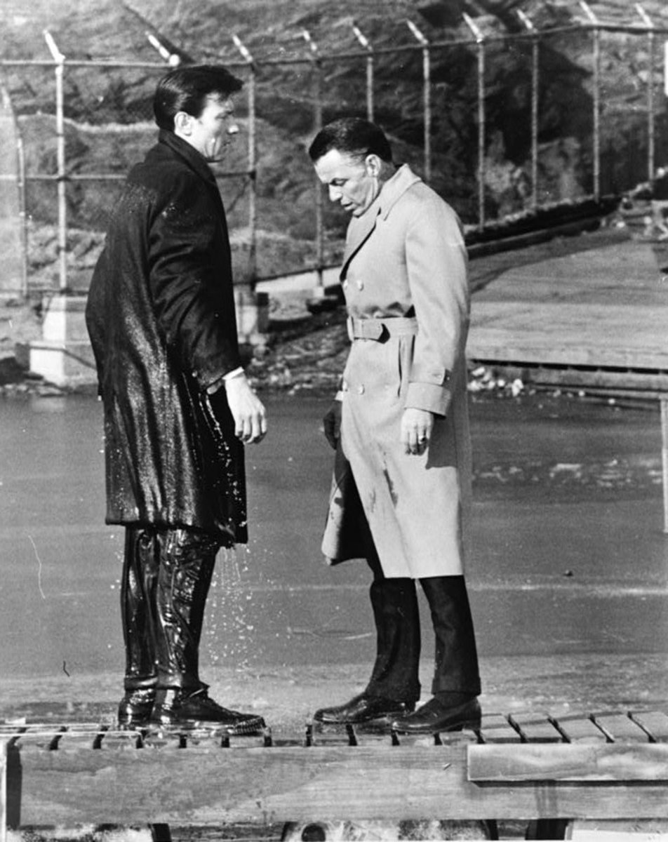 A chance convergence of a red queen and someone using the popular phrase, "go jump in a lake", resulted in Raymond in a lake in New York's Central Park.