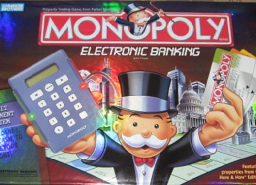 Photo Credit: Photo taken by OhMe of our game of the Electronic Version of Monopoly.