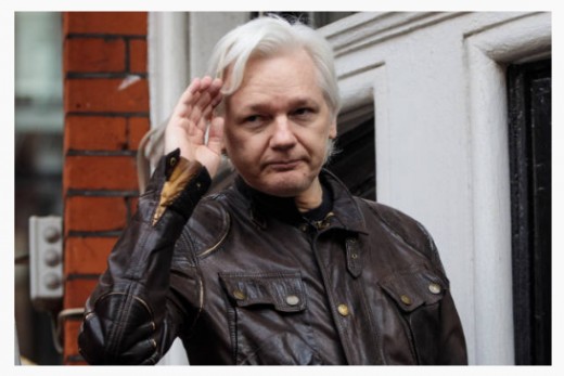 Julian Assange In Ecuador Embassy, London
