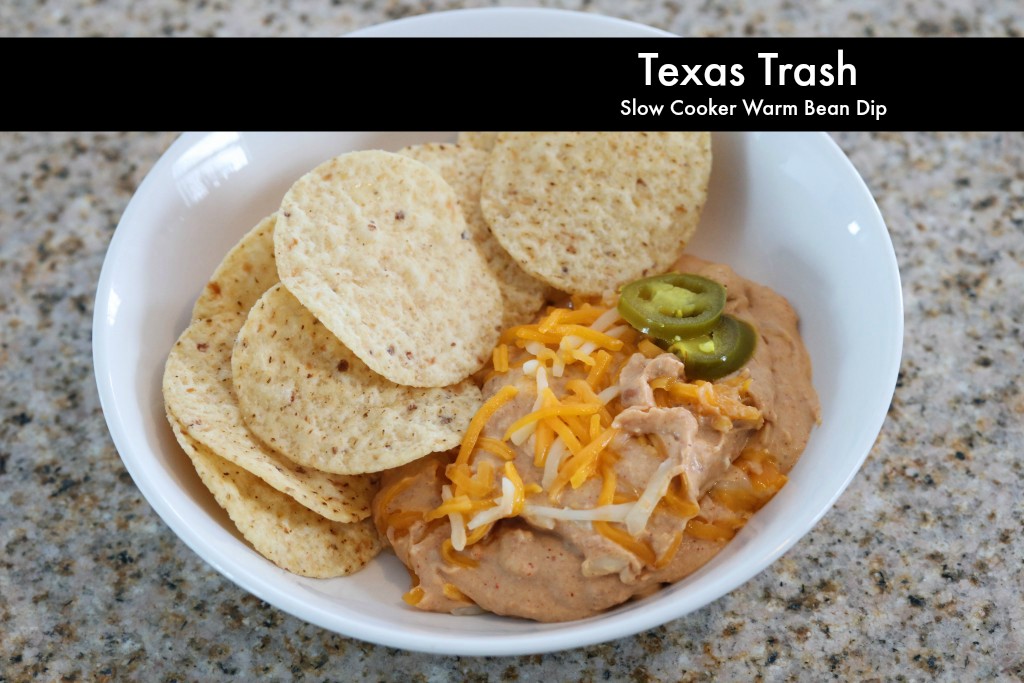 SlowCooker Crockpot "Texas Trash" Warm Bean Dip Recipe Delishably
