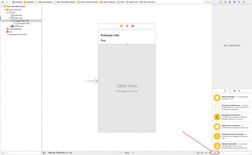 Interface builder, Main.storyboard