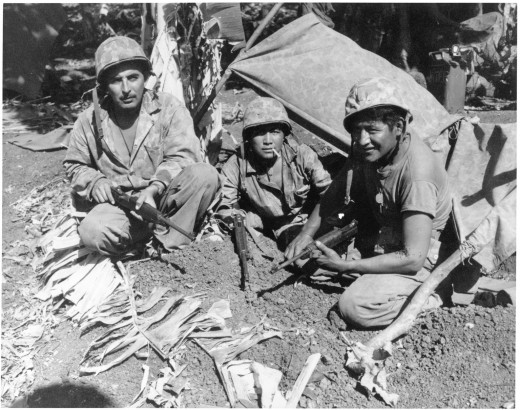 courtesy of the United States Army.  Comanche   Code Talkers served were Native Americans who fought for the United States during World War Two.  Wronged Ethnic groups still choose to fight despite their historical animosity.