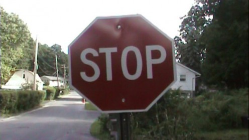 A simple stop sign....a little too simple.
